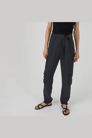 La Redoute Pantalon Cigarette Lyocell Et Lin Poches Battle