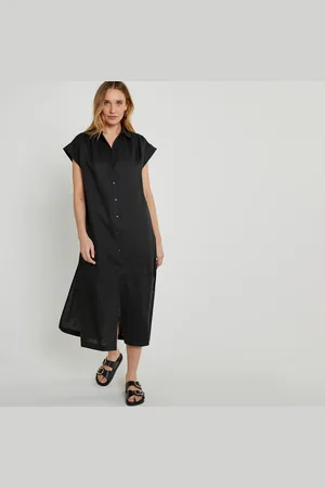 La Redoute Robe-chemise Longue En Lin