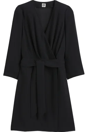 La Redoute Robe Courte Cache-cœur Avec Ceinture