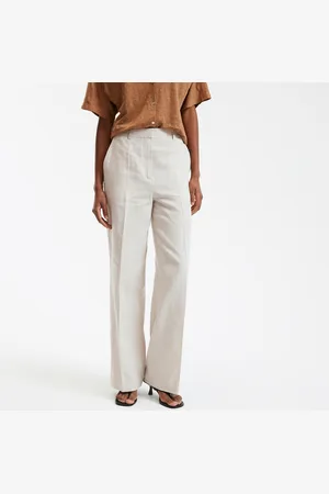 La Redoute Pantalon Large Et Droit En Lin Et Coton
