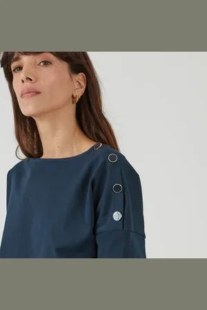 La Redoute T-shirt Col Bateau Volume Loose Signature Aimie