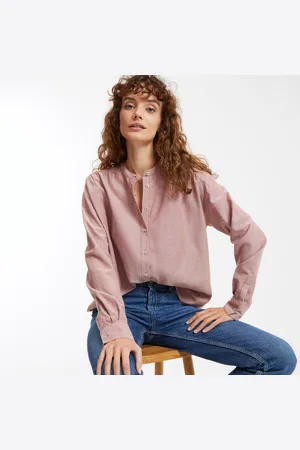 La Redoute Chemise Col Mao Manches Longues