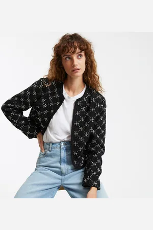 La Redoute Veste Courte Coupe Droite Brodé