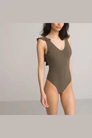 La Redoute Maillot De Bain 1 Pièce Signature À Volants