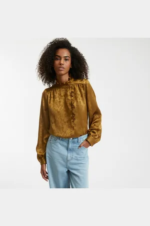 La Redoute Chemise Col Victorien Manches Longues