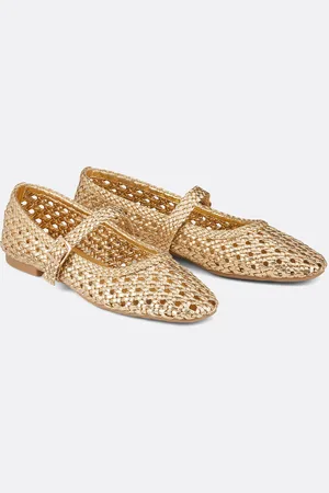 La Redoute Ballerines Babies Tressées Métallisées