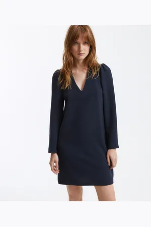 La Redoute Robe Évasée Col V Manches Longues