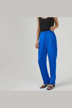 La Redoute Pantalon Droit À Pinces En Satin