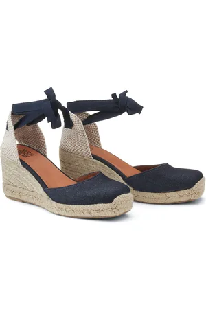 La Redoute Espadrilles À Talon Compensé Laçage Cheville