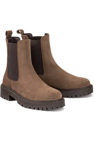 La Redoute Boots Chelsea En Cuir Suédé Signature Judith