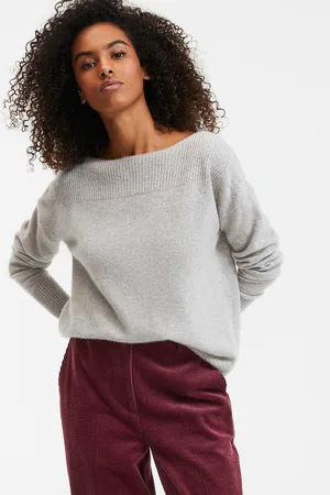 La Redoute Pull Encolure Bateau En Fine Maille Cachemire