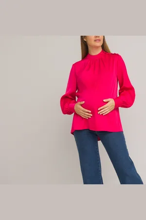 La Redoute Blouse De Grossesse Col Montant Manches Longues