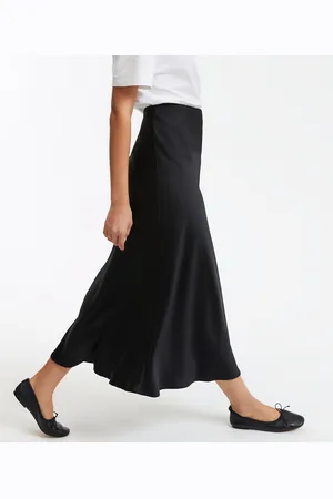 La Redoute Jupe Évasée Longue En Satin Mat Signature Marion