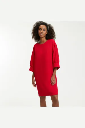 La Redoute Robe Droite Courte En Jacquard Reliéfé