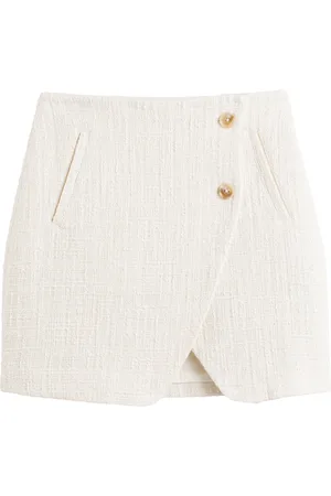 La Redoute Mini-jupe Portefeuille En Tweed