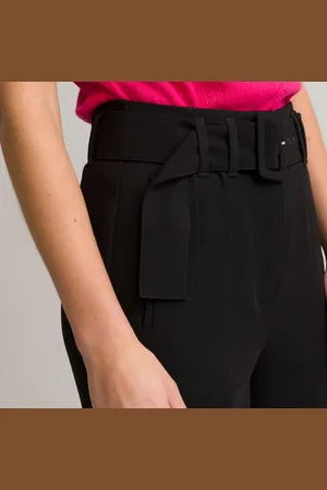 La Redoute Pantalon Cigarette Avec Ceinture