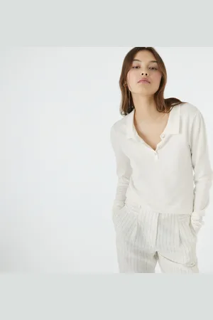 La Redoute Pull Basique Col Polo Manches Longues