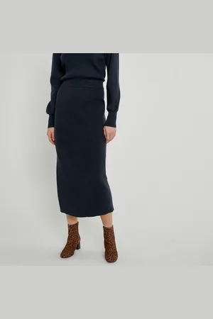 La Redoute Jupe Tube Longue En Maille Tricot