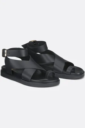 La Redoute Sandales Entre-doigt Compensées En Cuir Bride Che