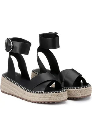 La Redoute Sandales En Cuir Plateforme Corde