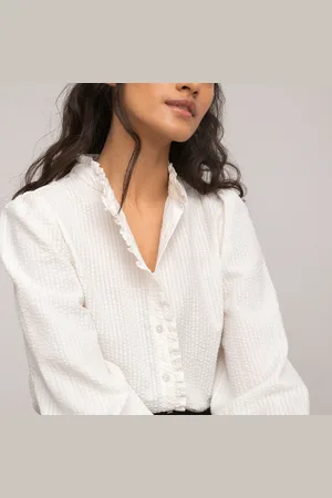 La Redoute Chemise Col Victorien Manches Longues