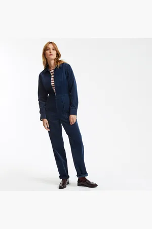 La Redoute Combinaison Pantalon Zippée En Velours