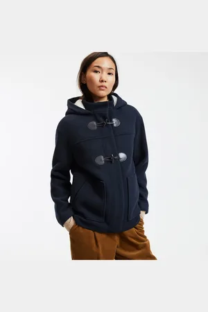 La Redoute Duffle-coat Court Capuche Fixe Plein Hiver