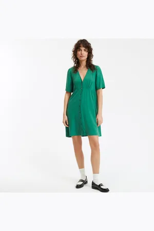 La Redoute Robe Courte Évasée Col V