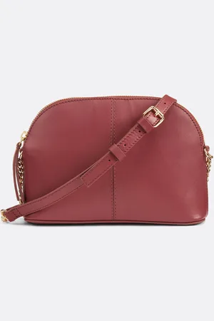 La Redoute Sac Demi-lune En Cuir Lisse