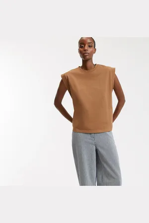 La Redoute Débardeur Pur Coton Col Rond Sans Manches