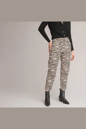 La Redoute Jean Mom Taille Haute Imprimé Animalier