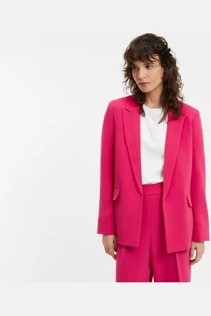 La Redoute Blazer Ample Sans Boutonnage En Crêpe