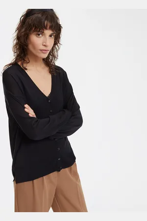 La Redoute Cardigan Col V En Fine Maille Boutonné