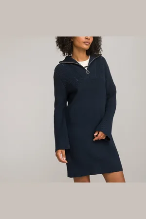 La Redoute Robe Pull Camionneur Courte Manches Longues