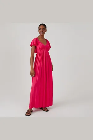 La Redoute Robe Maxi Longue Manches Volantées
