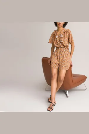 La Redoute Combishort Effet Cache-cœur À Volants