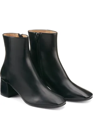 La Redoute Boots À Talon En Cuir Signature Marguerite