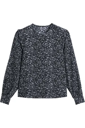 La Redoute Blouse Col Rond Imprimé Manches Longues