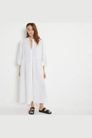 La Redoute Robe Évasée Longue Avec Broderies