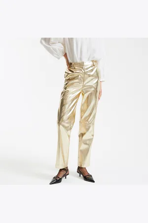 La Redoute Pantalon Droit Métallisé