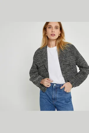 La Redoute Blouson Boutonné En Tweed