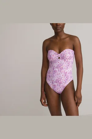 La Redoute Maillot De Bain 1 Pièce Bustier Maille Reliéfée