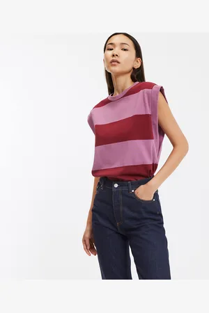 La Redoute T-shirt Sans Manches À Rayures