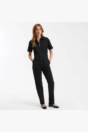 La Redoute Combinaison Pantalon Zippée En Denim