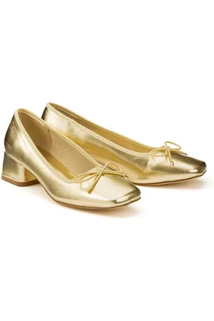 La Redoute Ballerines Métallisées À Talon