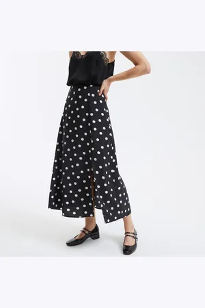 La Redoute Jupe Longue Évasée À Pois