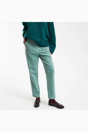 La Redoute Pantalon Cigarette Velours Côtelé