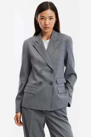 La Redoute Blazer Coupe Cintrée À Rayures Tennis
