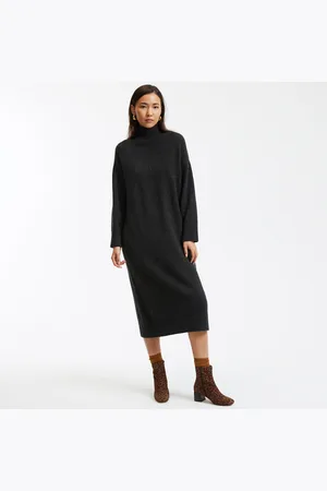 La Redoute Robe Pull Col Montant En Maille Mousseuse