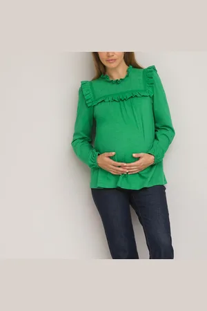 La Redoute T-shirt De Grossesse À Volants Manches Longues